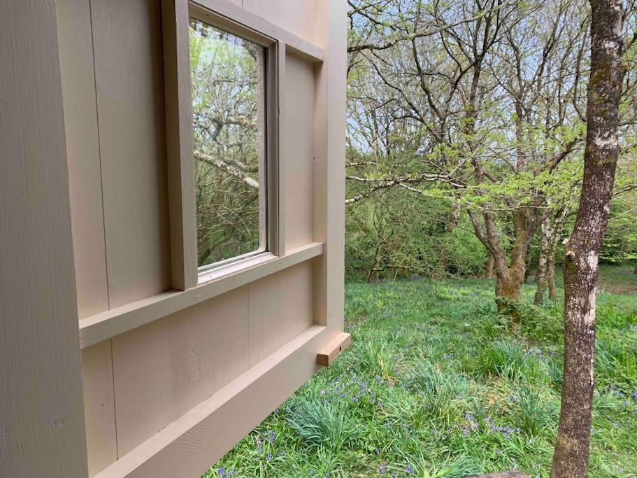 Cornwall Woodland Shepherd'S Hut - Dennis Hut Bodmin Buitenkant foto